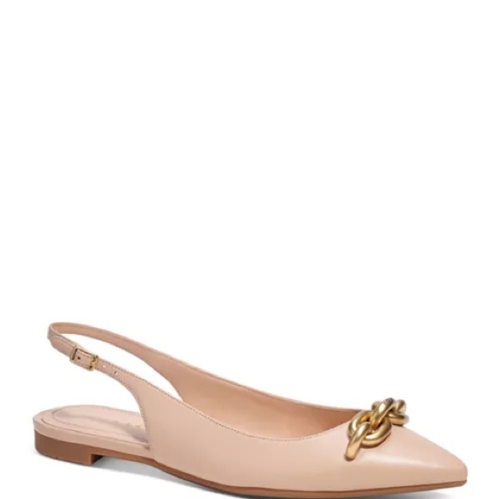 NWT COACH
Women's Veronica Embellished Pointed Toe Slingback Flats Size 8.5